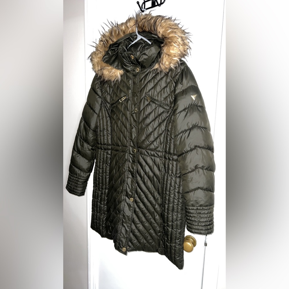 Guess Olive Quilted Jacket